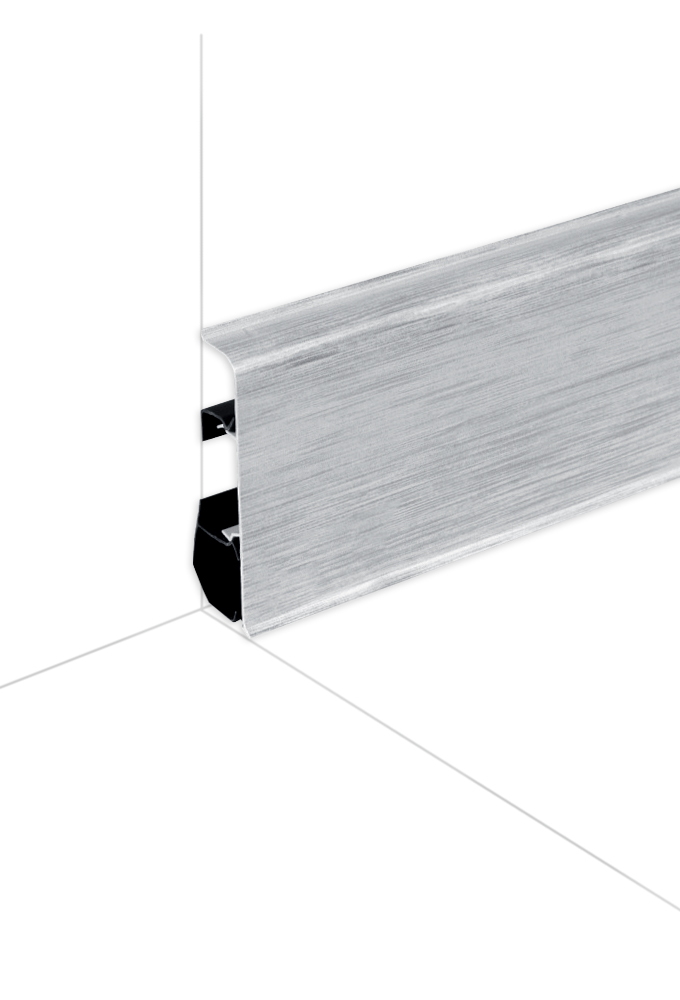 Podlahová lišta ARBITON INDO 41 - Aluminium Light Roh vnější 