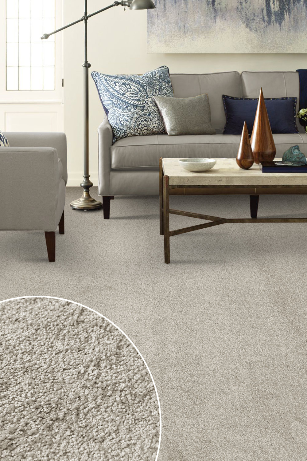 Metrážový koberec PONZA 89083 béžová 400 cm