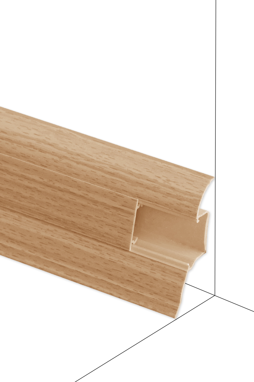 Podlahová lišta Döllken W169 - Buk Corona - délka 250 cm Roh vnější 