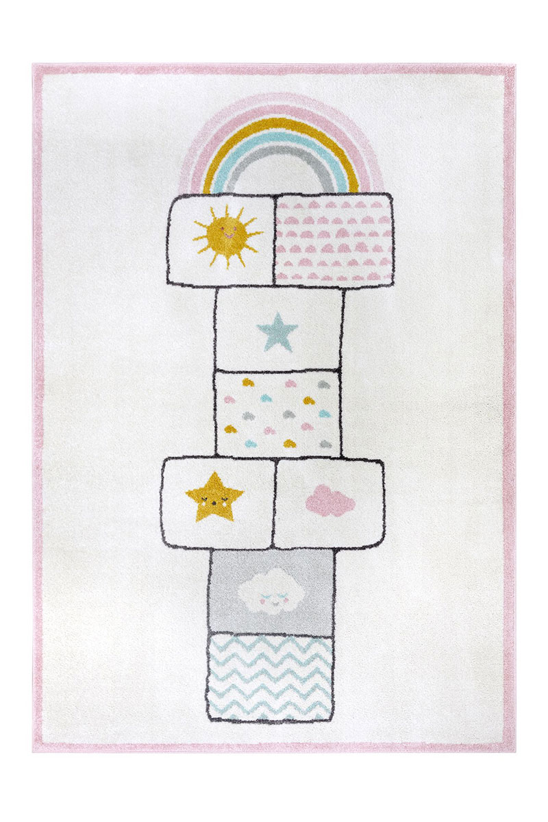 Dětský kusový koberec Hanse Home Adventures 105953 Bouncy Rose 120x170 cm