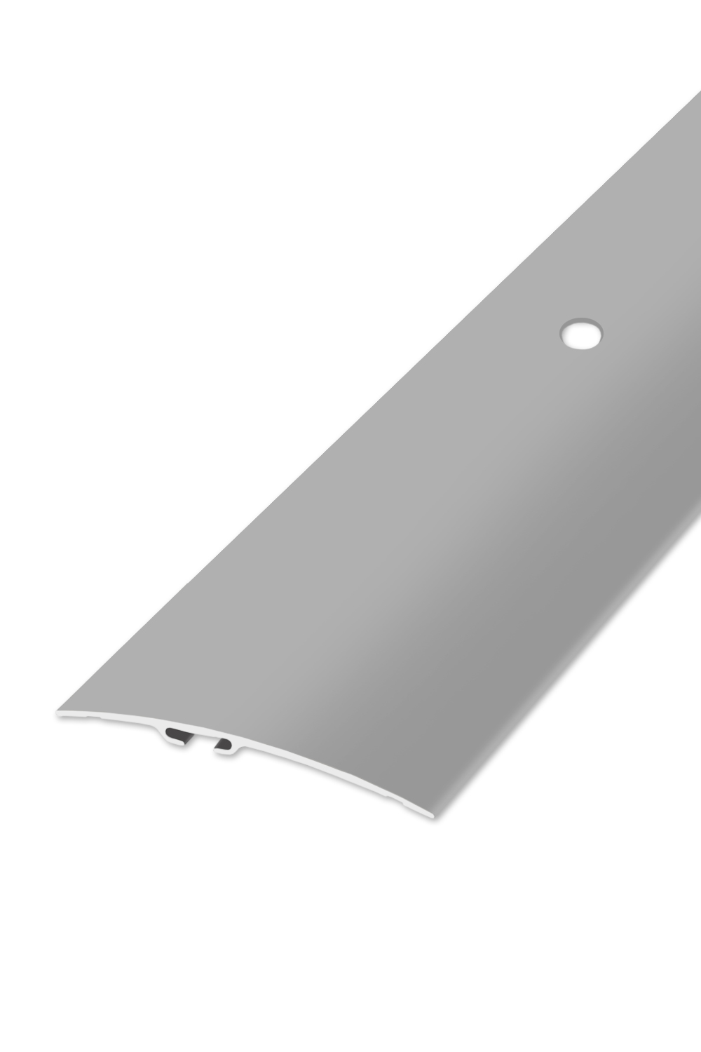 Přechodová lišta vrtaná STANDARD 80 - Stříbrná 270 cm