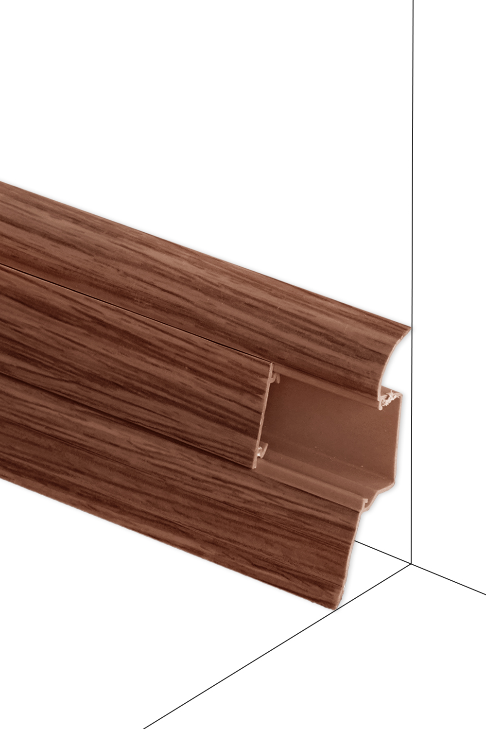 Podlahová lišta Döllken W167 - Nerbau - délka 250 cm Roh vnější 