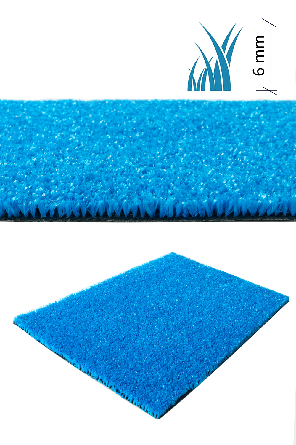 Trávní koberec ORYZON Spring Blue 6000 400 cm